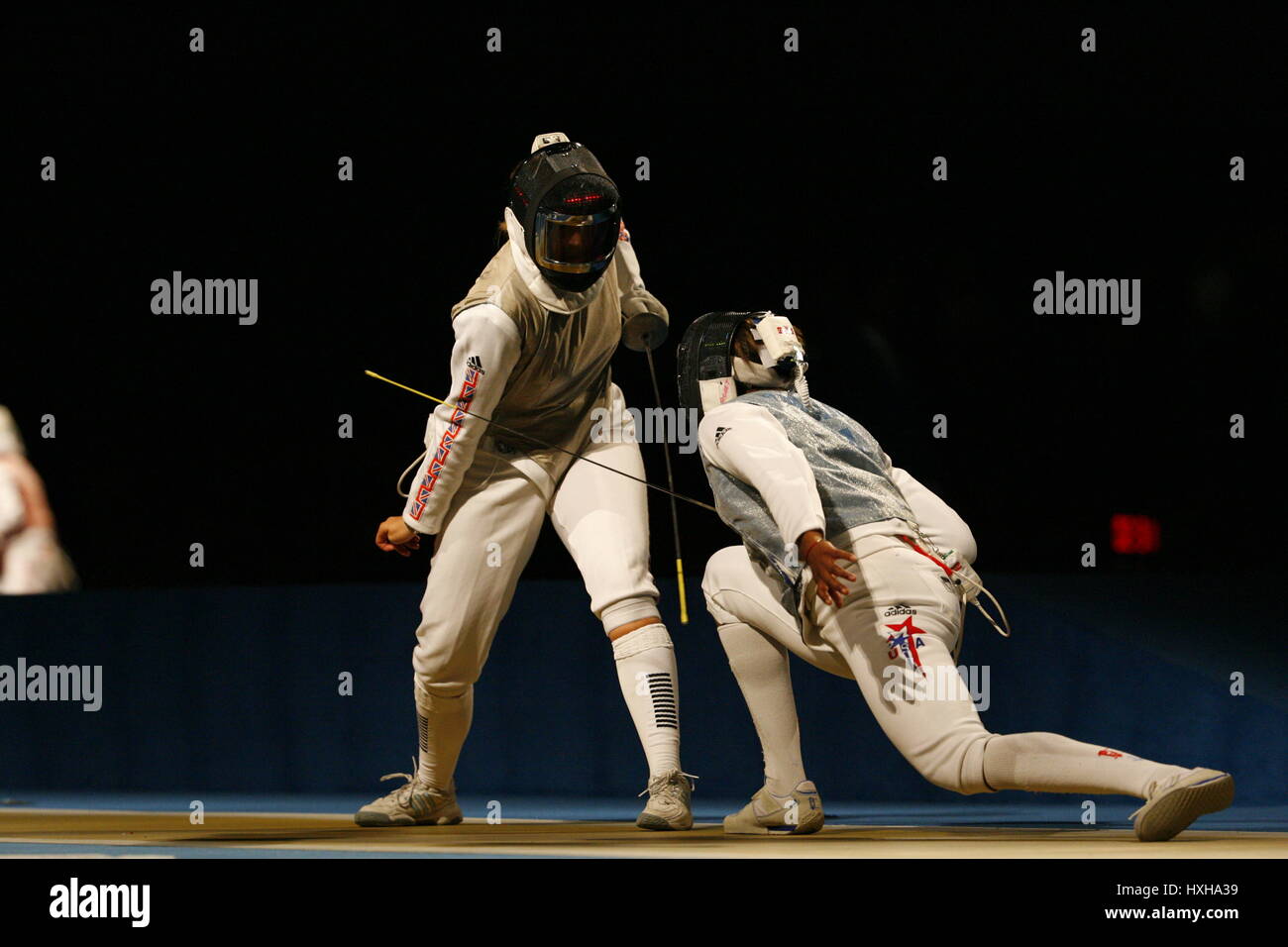 WOMENS OLYMPIC FENCING WOMENS OLYMPIC FENCING OLYMPIC STADIUM BEIJING CHINA 11 August 2008 Stock Photo