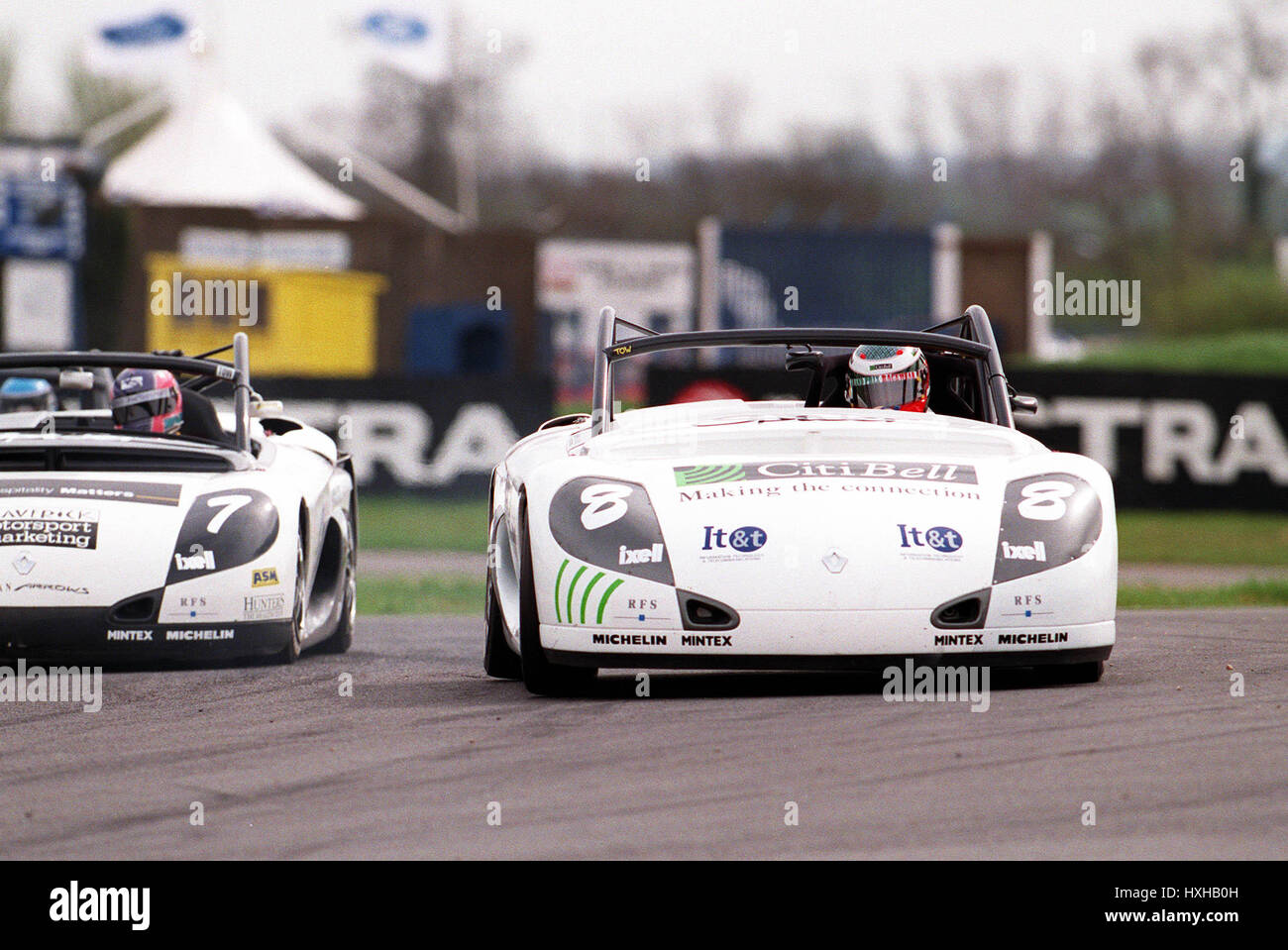 OWEN MILDENHALL SIMON HILL RENAULT SPORT SPIDER 13 April 1999 Stock Photo