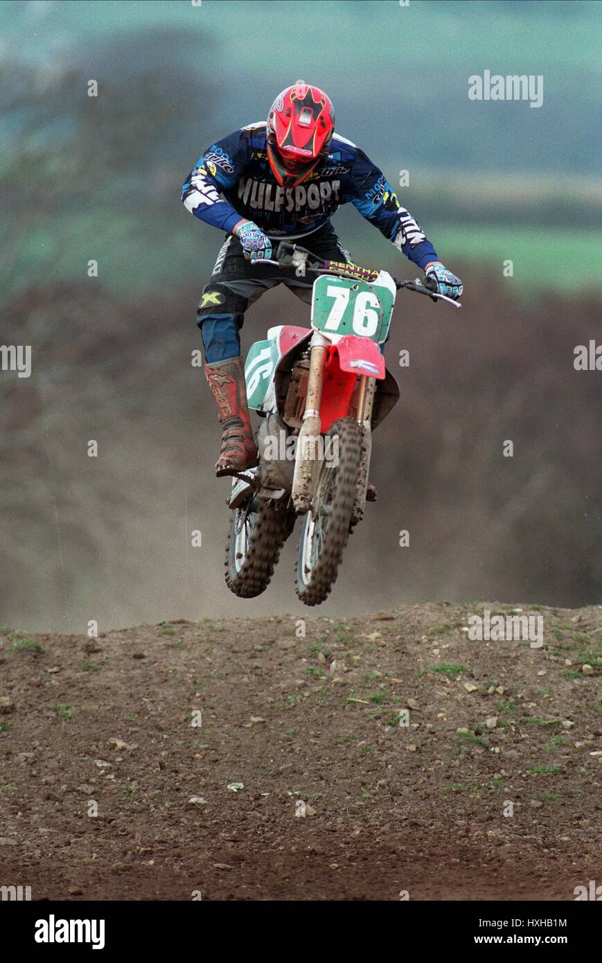 SCOTT MAYHEW MOTOCROSS RACING 08 April 1999 Stock Photo - Alamy