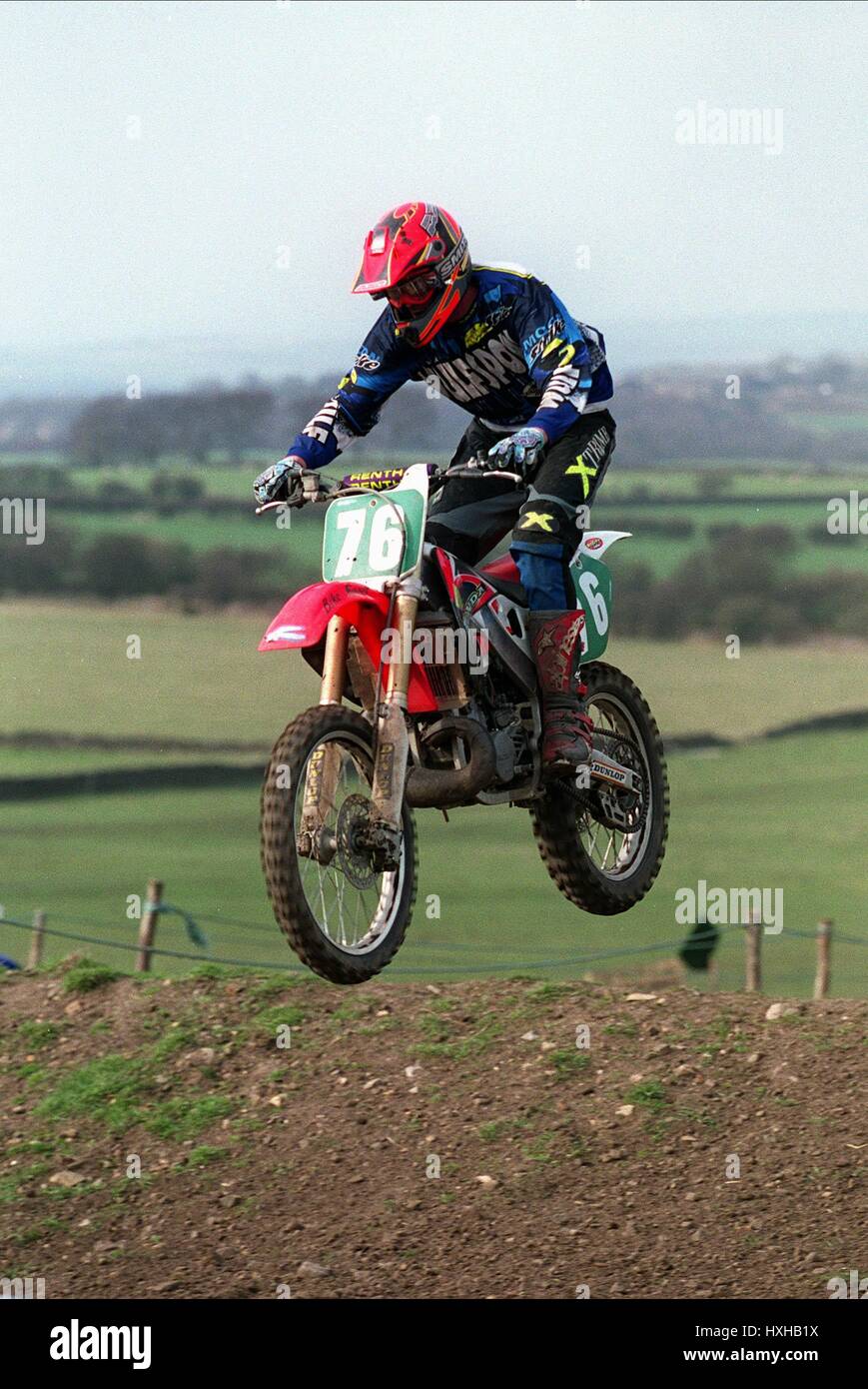 SCOTT MAYHEW MOTOCROSS RACING 08 April 1999 Stock Photo - Alamy