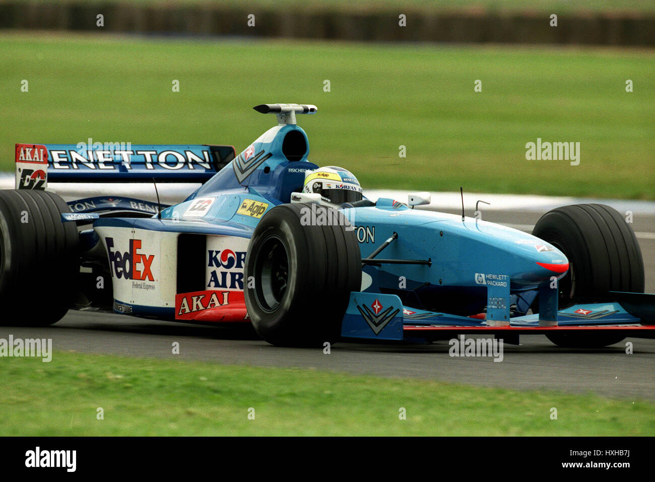 Giancarlo Fisichella Benetton 13 July 1998 Stock Photo Alamy