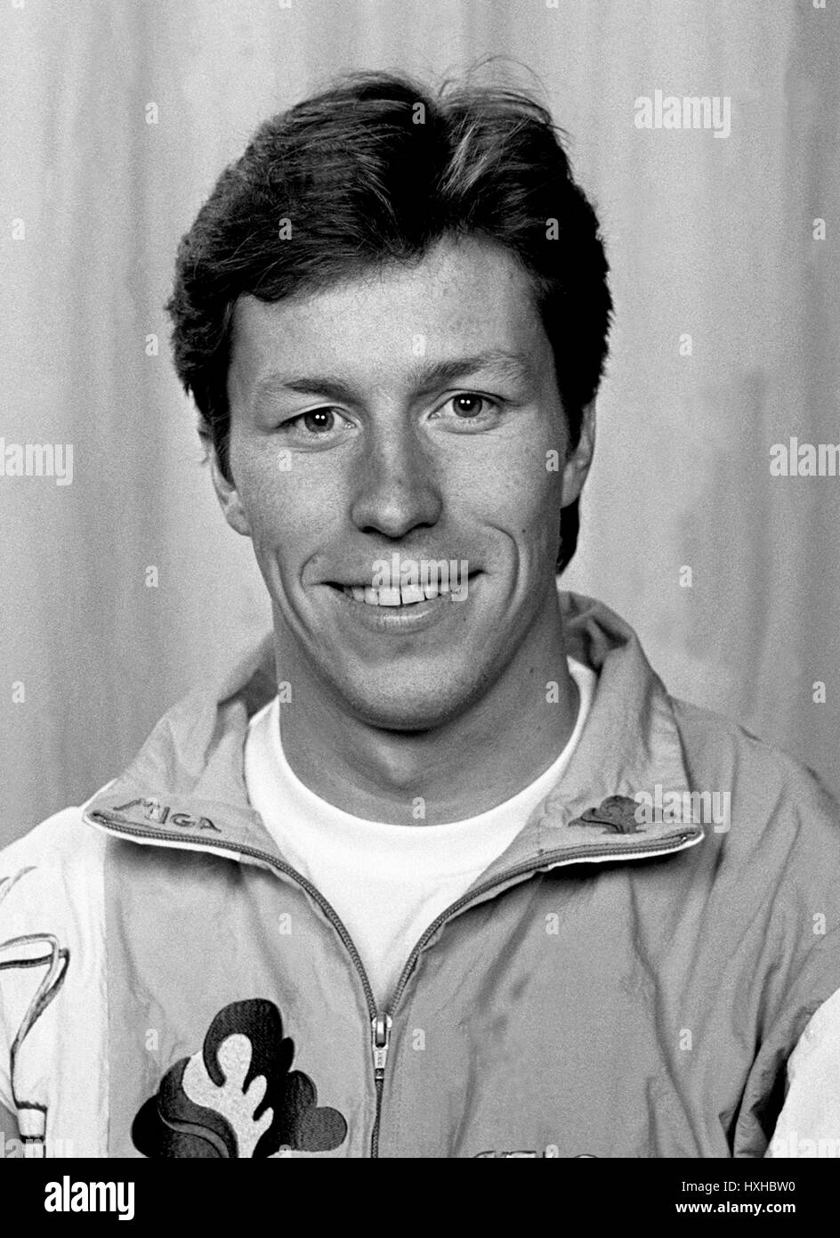 JO WALDNER Swedish table tennis player in Olympics 1992 Stock Photo Alamy