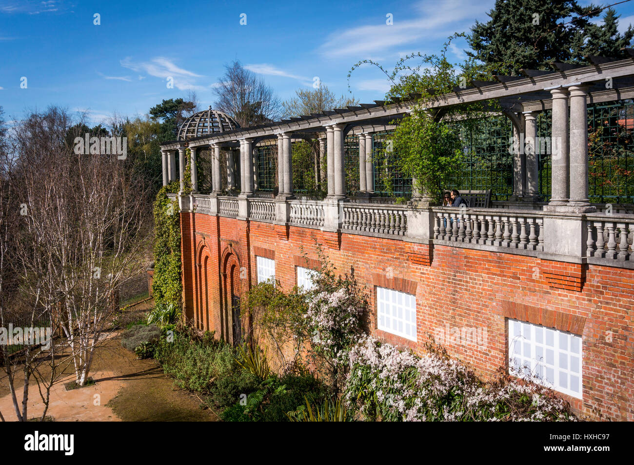 Hampstead Pergola & Hill Gardens on Hampstead Heath, London, UK Stock Photo
