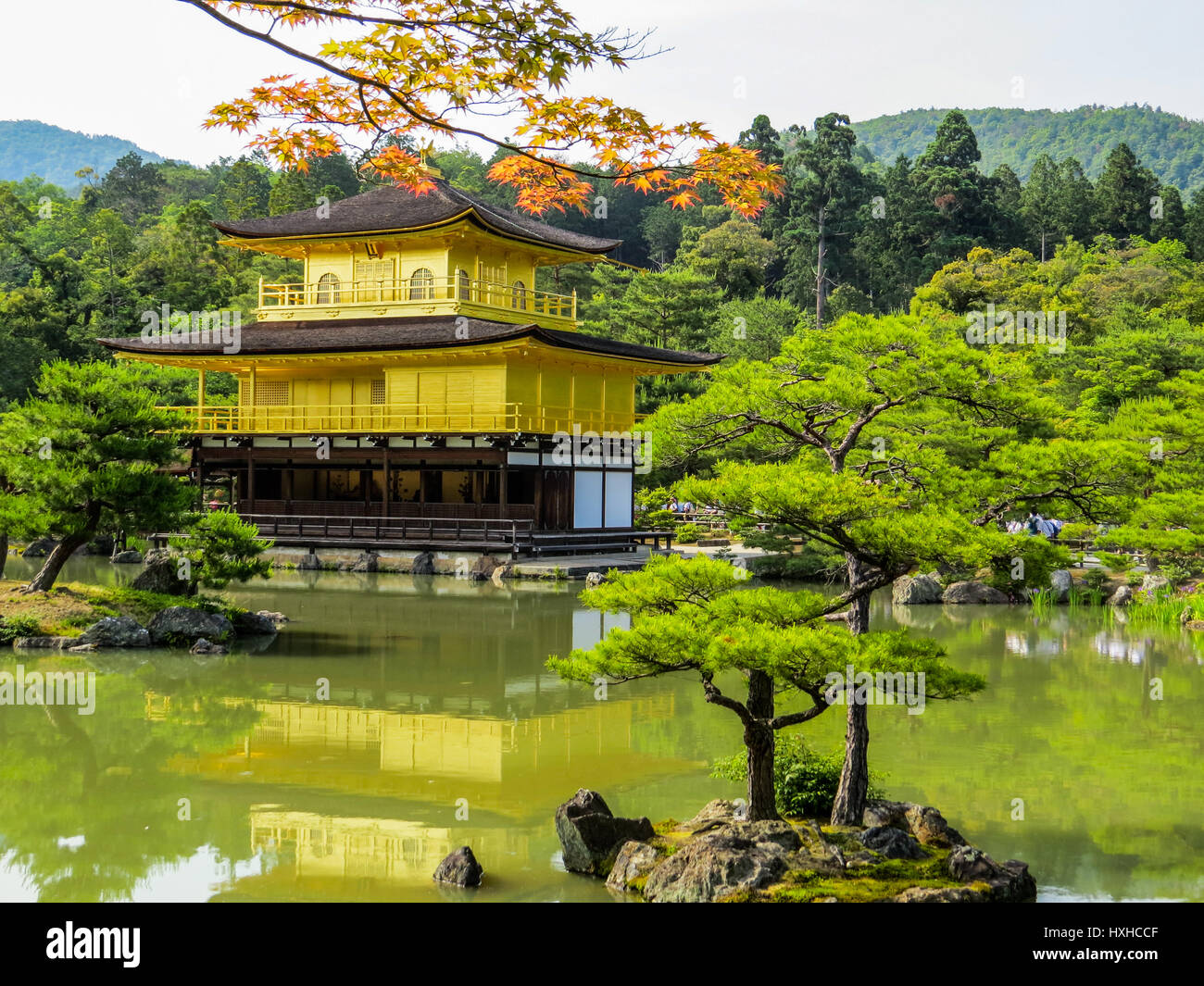 Temple of the Golden Pavilion, Kyoto Stock Photo