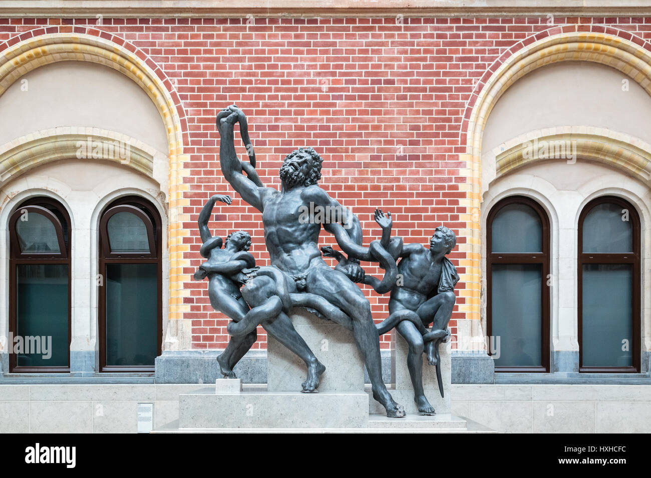 The statue of Laocoön and His Sons, Rijksmuseum, Amsterdam, Netherlands Stock Photo