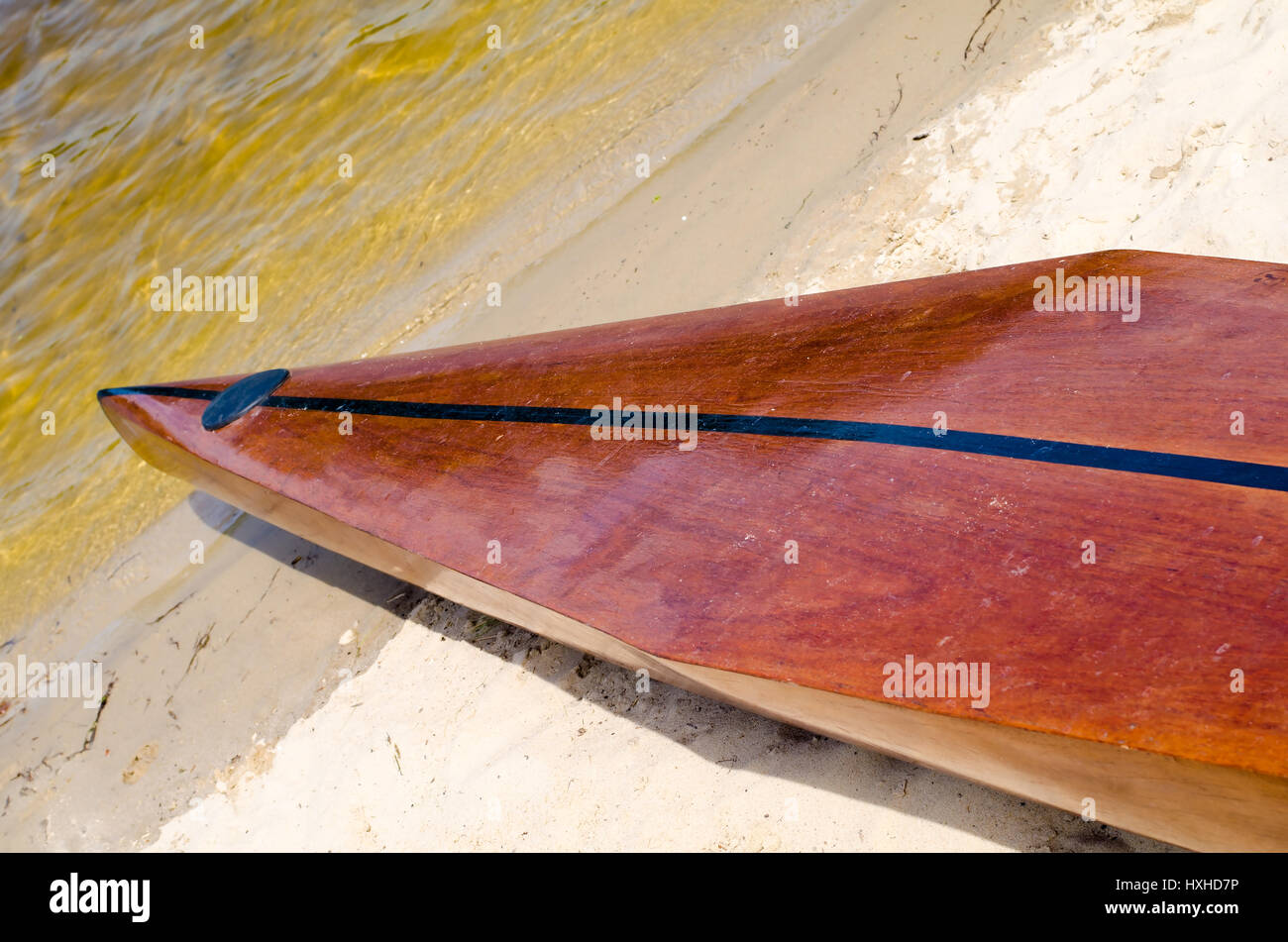 kayak on the beach Stock Photo - Alamy