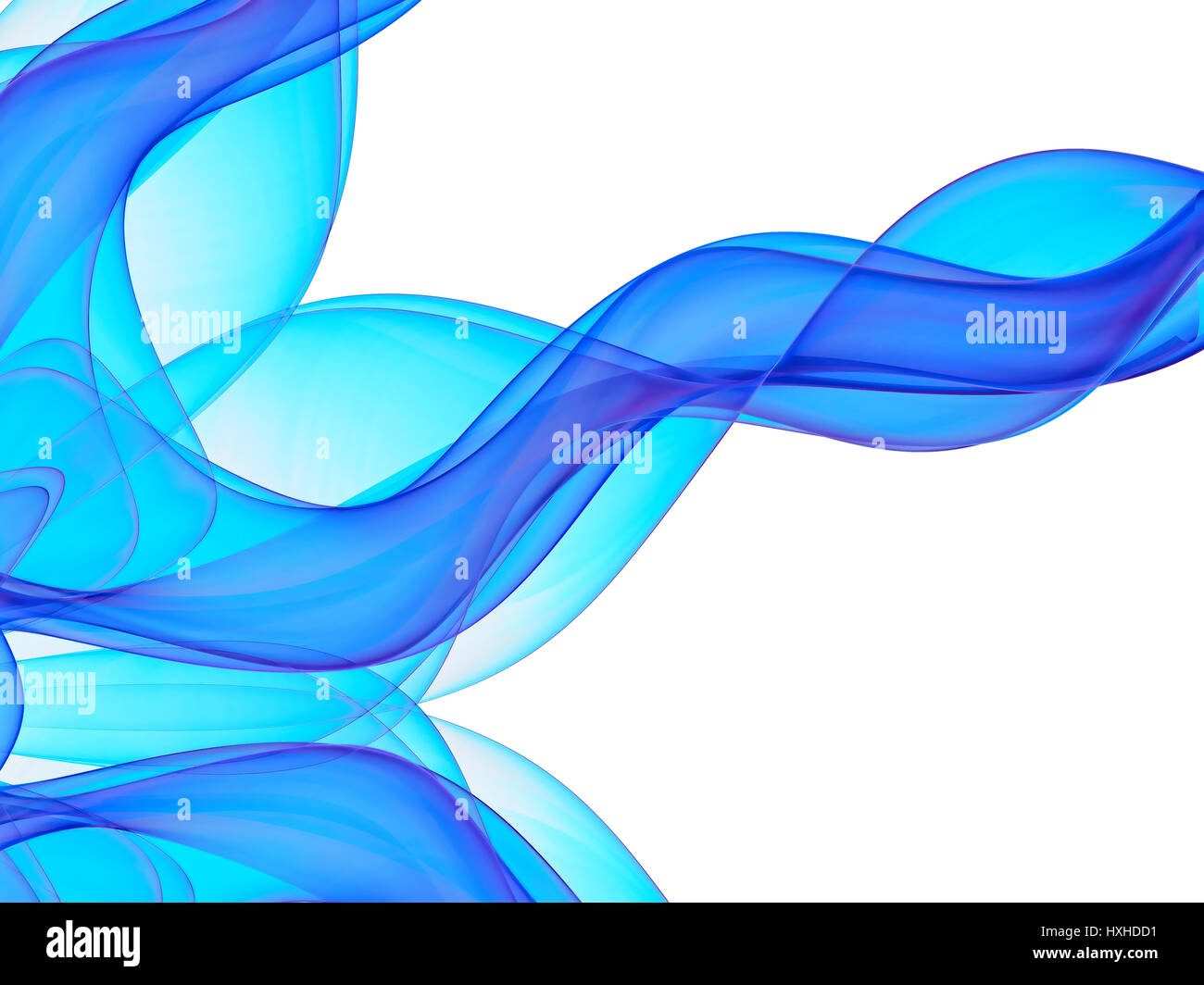 Fractal wave - abstract digitally generated image Stock Photo