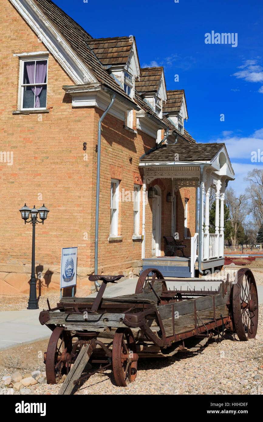 Hunter House, Frontier Homestead State Park, Cedar City, Utah, USA