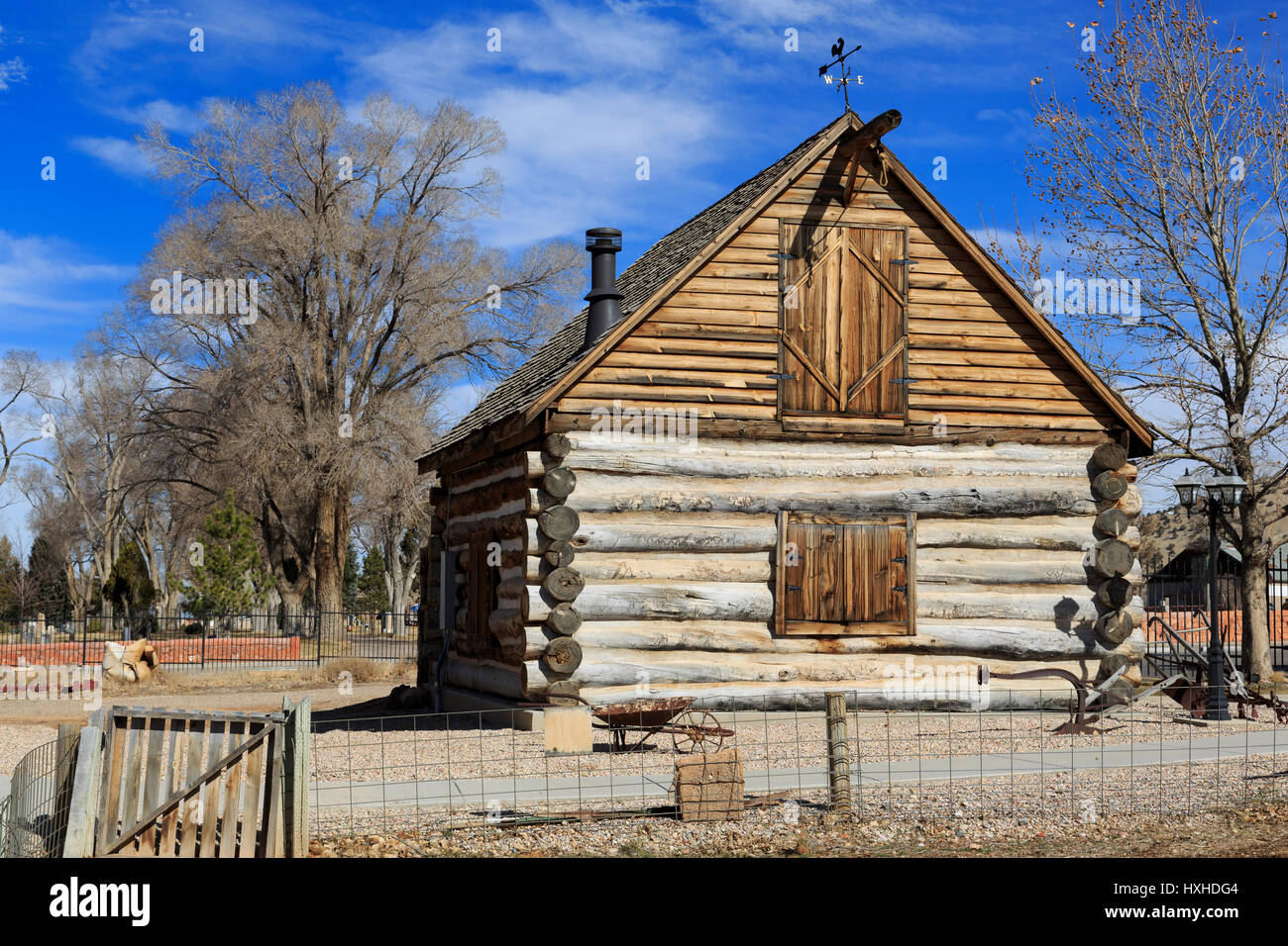 School House, Frontier Homestead State Park, Cedar City, Utah, USA