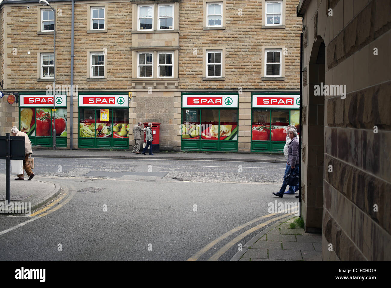 Spar convenience store Bakewell town Derbyshire Stock Photo