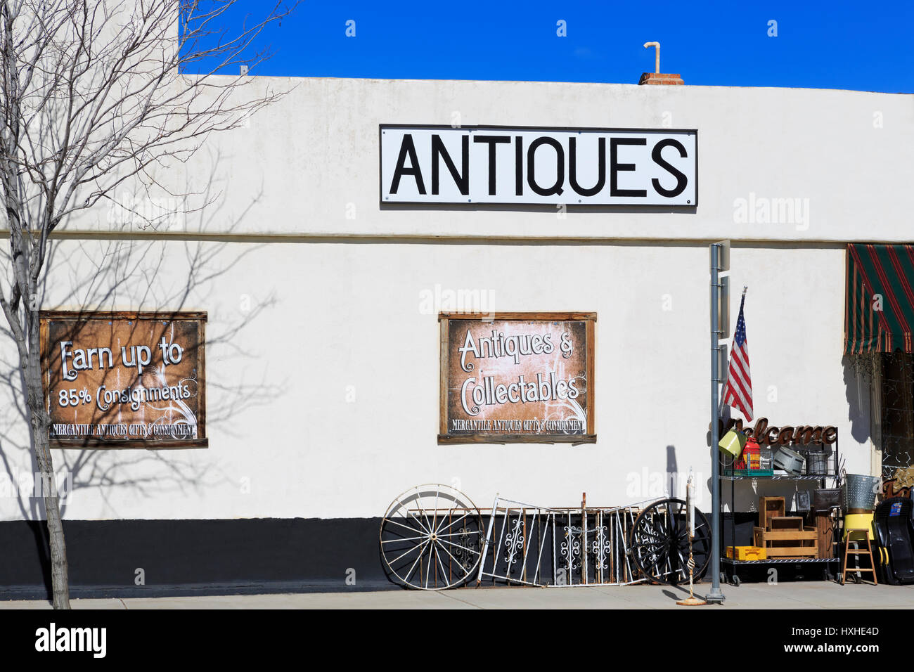 Antique Store, Hurricane, Utah, USA Stock Photo Alamy