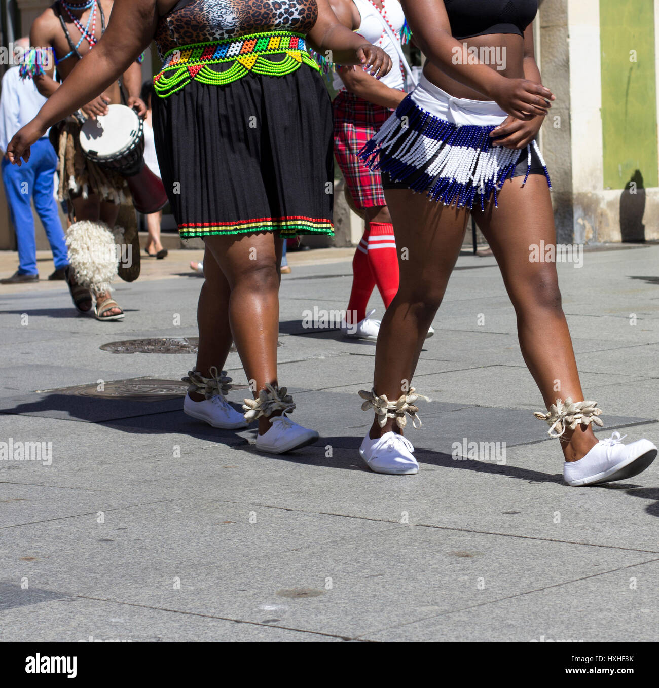 African Traditional Dancers High Resolution Stock Photography and