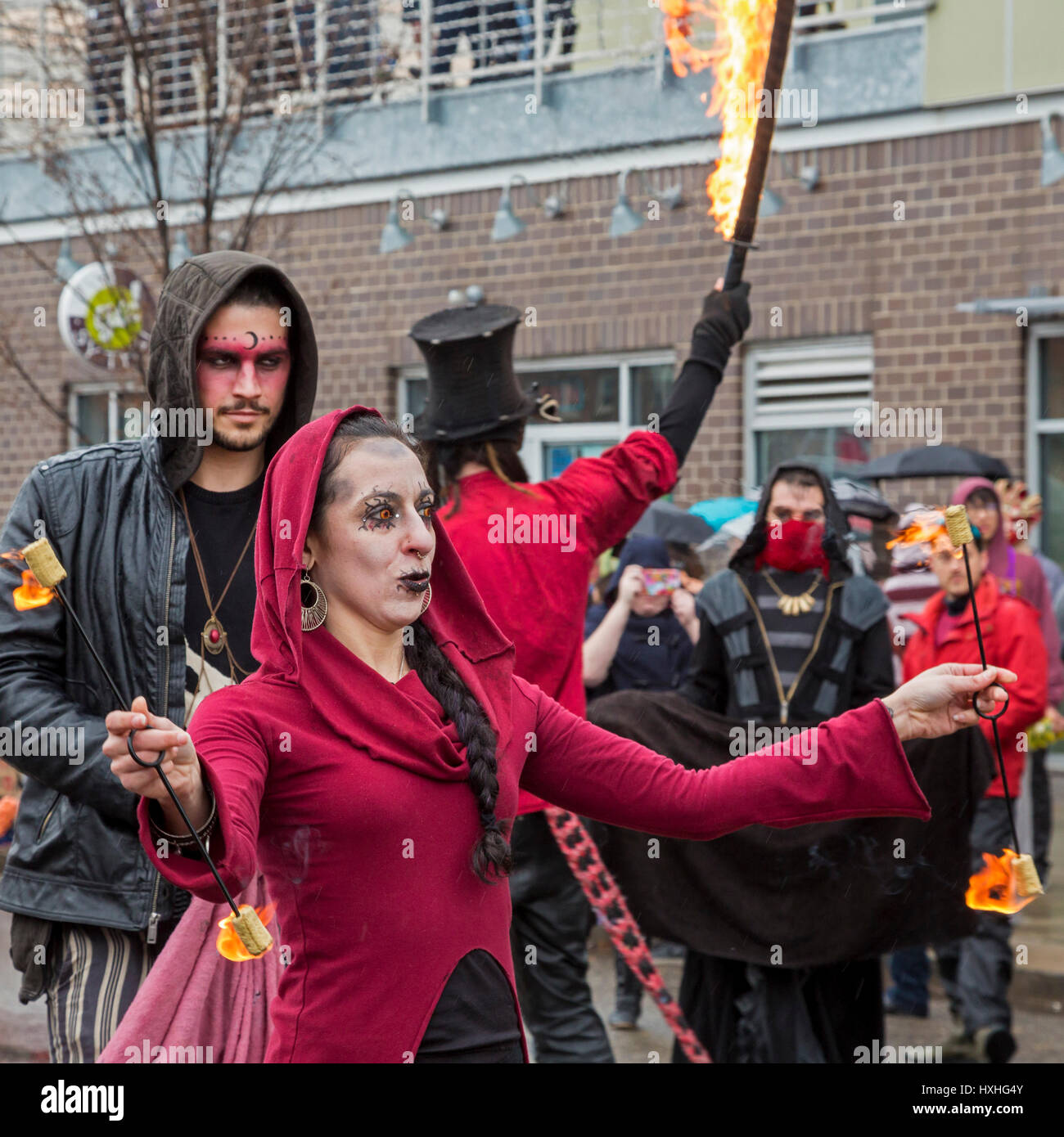 Detroit Michigan The Marche Du Nain Rouge Celebrates The - 