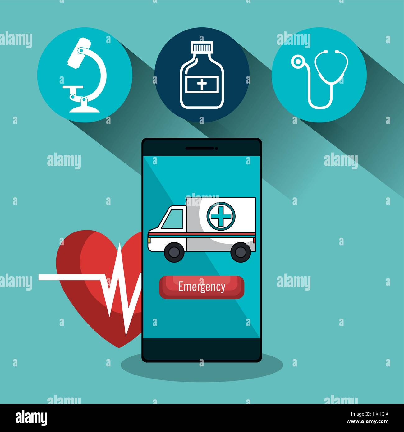 medicine online flat icons Stock Vector Image & Art - Alamy