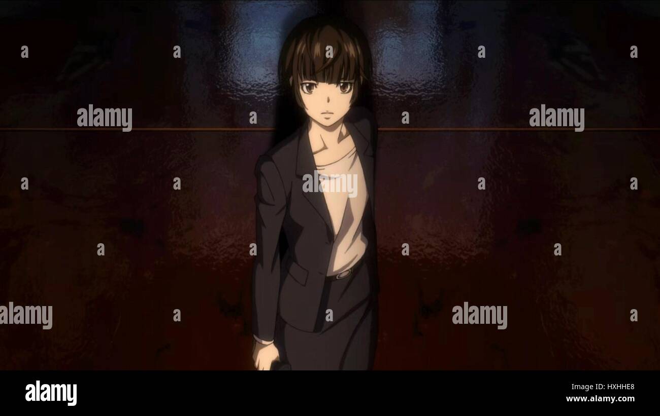 akane tsunemori psycho pass the movie gekijouban psycho pass 2015 stock photo alamy