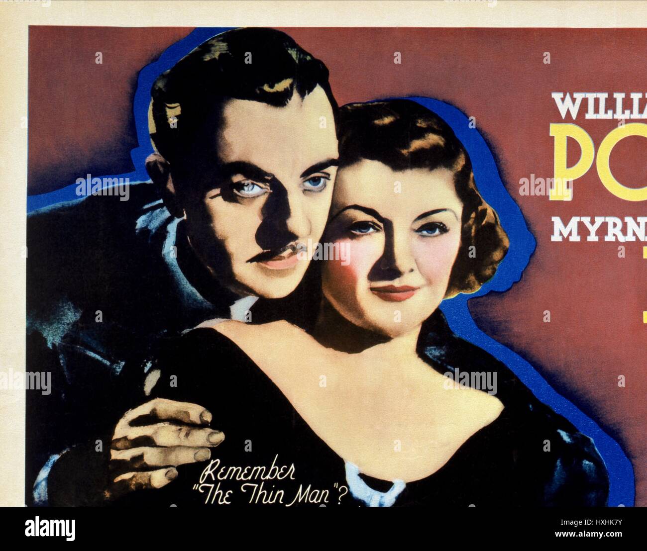 William powell and myrna loy hi-res stock photography and images - Alamy