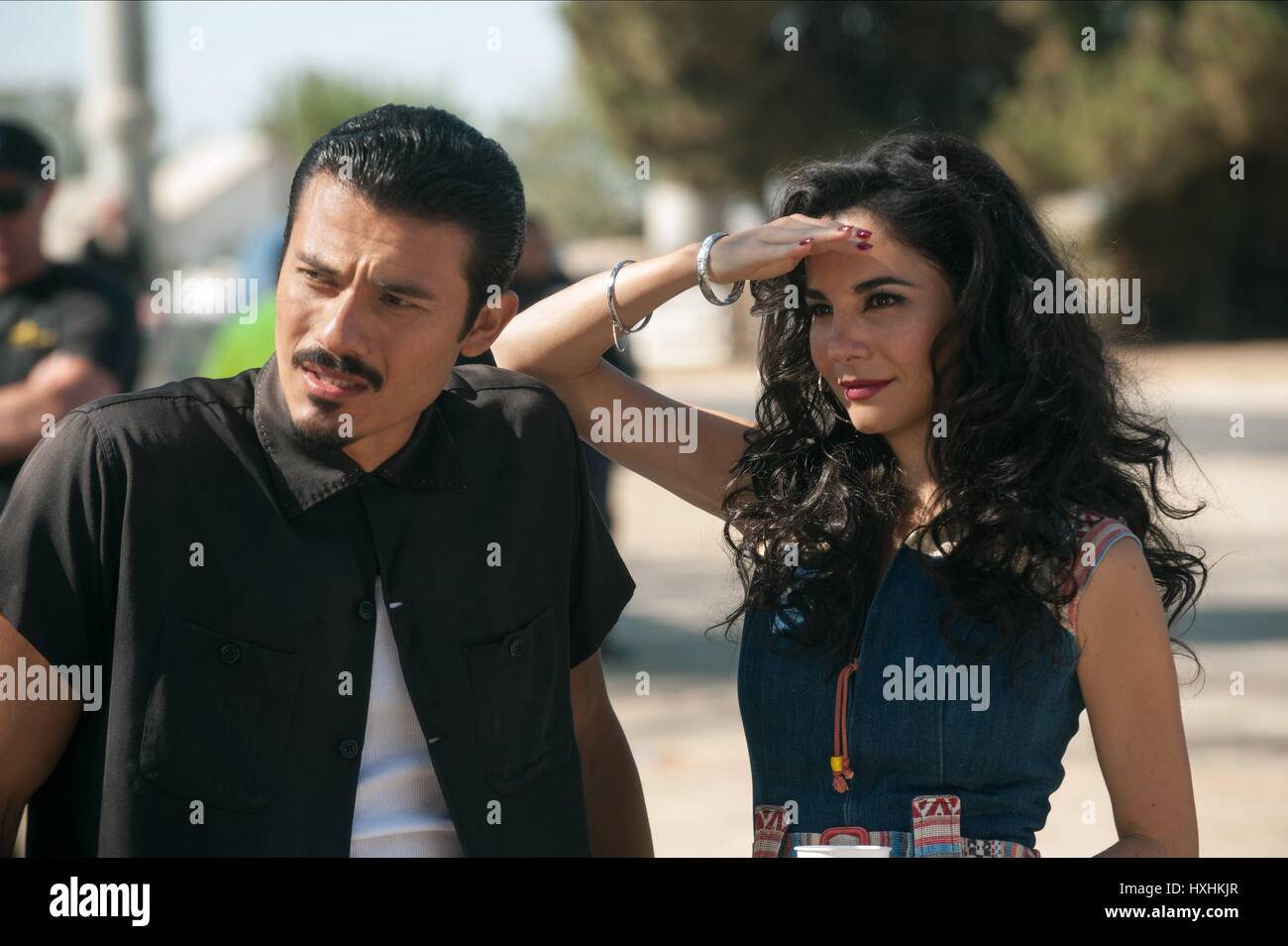 RIGO SANCHEZ & MARTHA HIGAREDA MCFARLAND USA (2015 Stock Photo