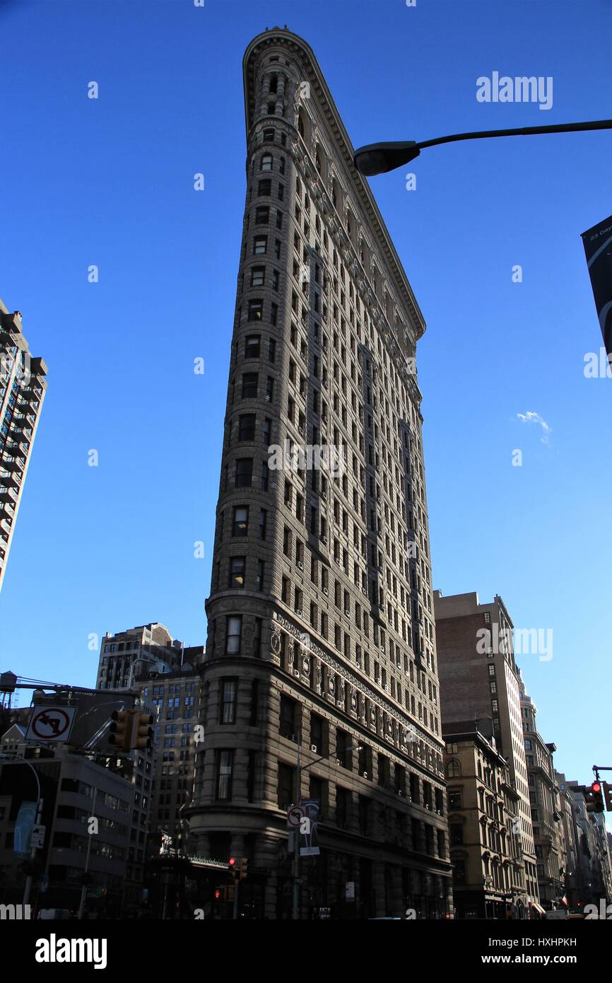 Flat Iron Building New York Stock Photo Alamy