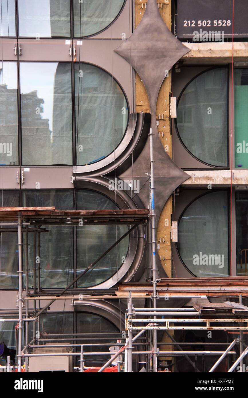 Zaha Hadid building under construction New York Stock Photo Alamy