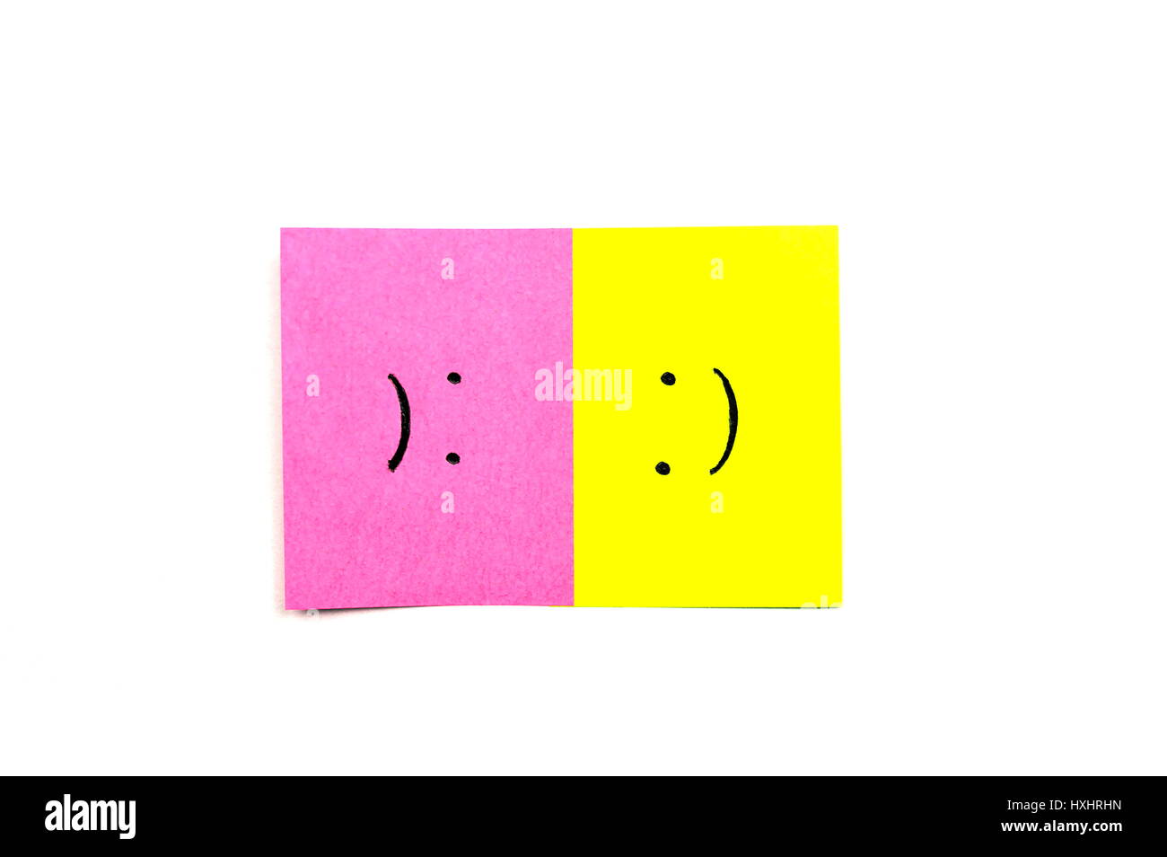 happy face sad face