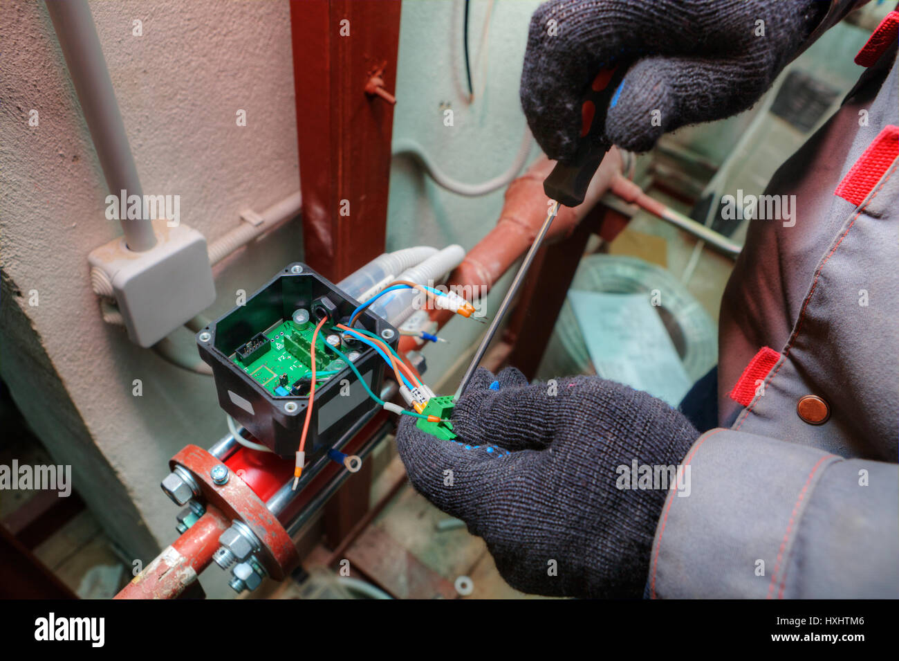 Control Device Boiler Boiler controller hi-res stock photography and images - Alamy