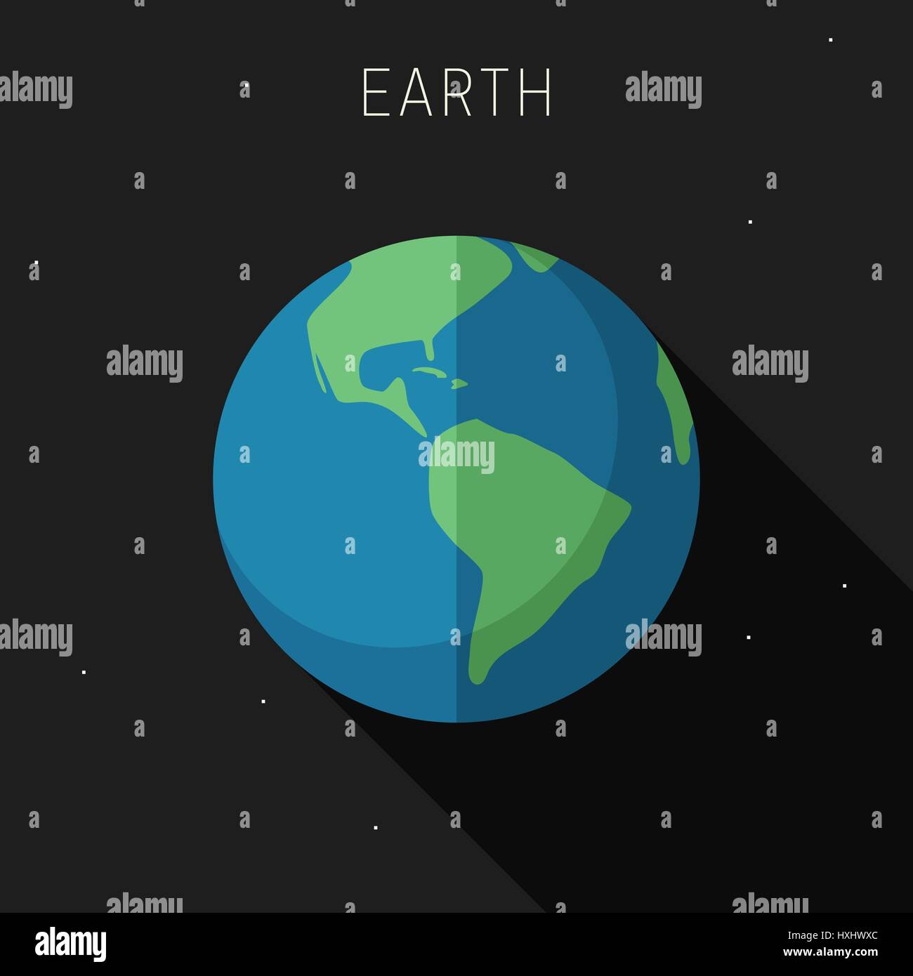 Earth planet Stock Vector