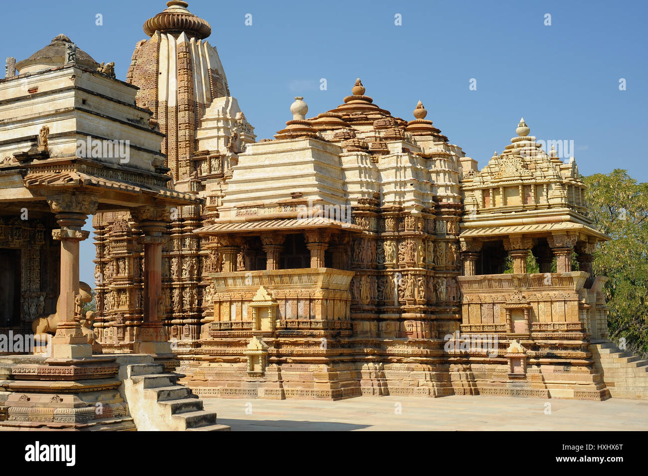 Khajuraho Temples Stock Photo
