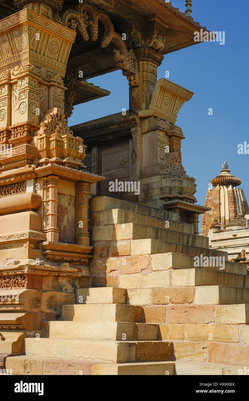 Khajuraho Temples Stock Photo