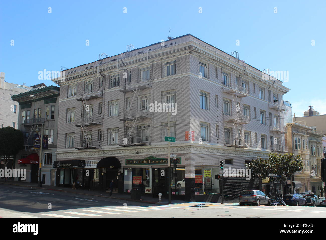 Dashiell Hammett Apartment, 891 Post Street, San Francisco Stock Photo Alamy