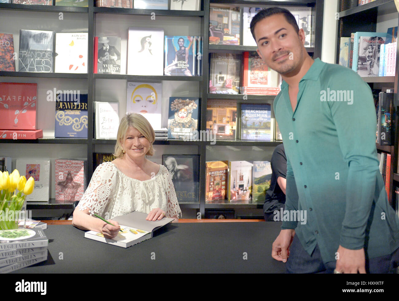 Martha Stewart holds a book signing with Sam Sifton, food editor of The ...