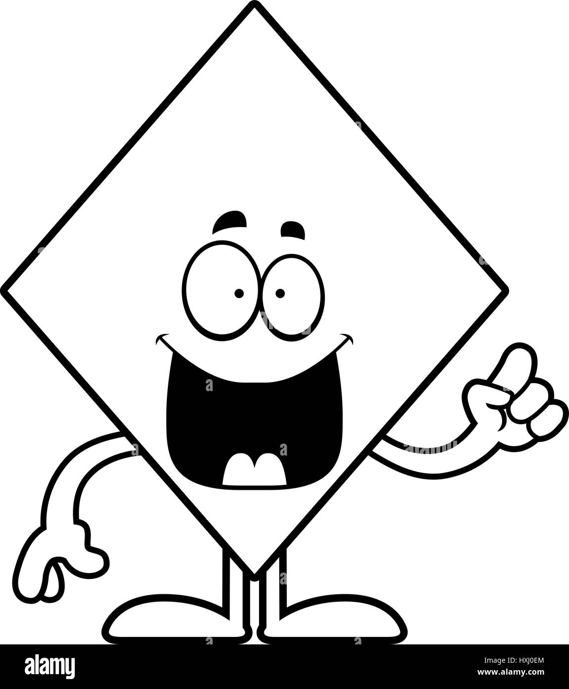 Cartoon illustration diamond card suit hi-res stock photography and images  - Alamy