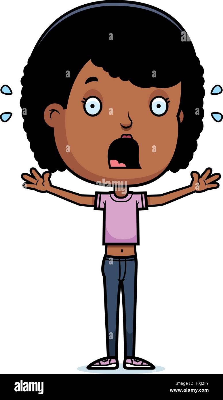 A cartoon illustration of a teenage girl looking scared Stock Vector Image & Art - Alamy A cartoon illustration of a teenage girl looking scared Stock Vector Image & Art - Alamy