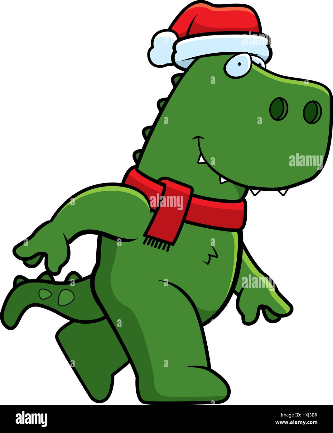 Christmas Dino mascot 8515207 Vector Art at Vecteezy