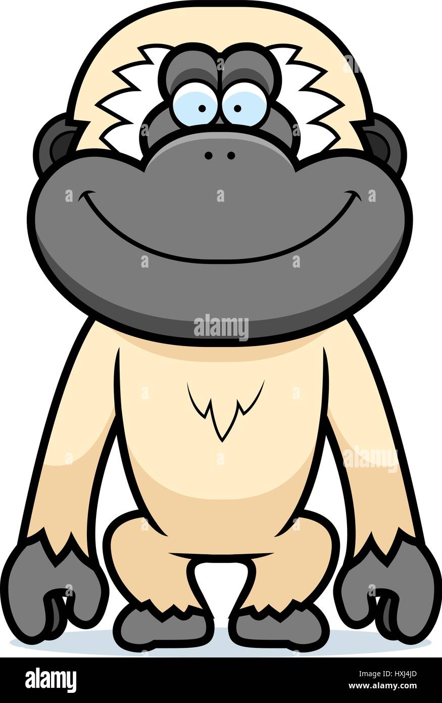 Cartoon smiling gibbon hires stock photography and images Alamy