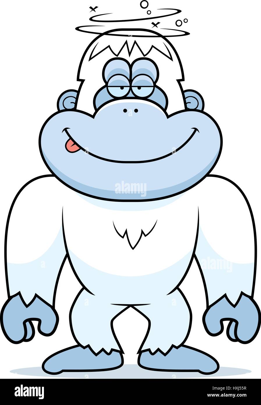 https://c8.alamy.com/comp/HXJ55R/a-cartoon-illustration-of-a-stupid-yeti-HXJ55R.jpg