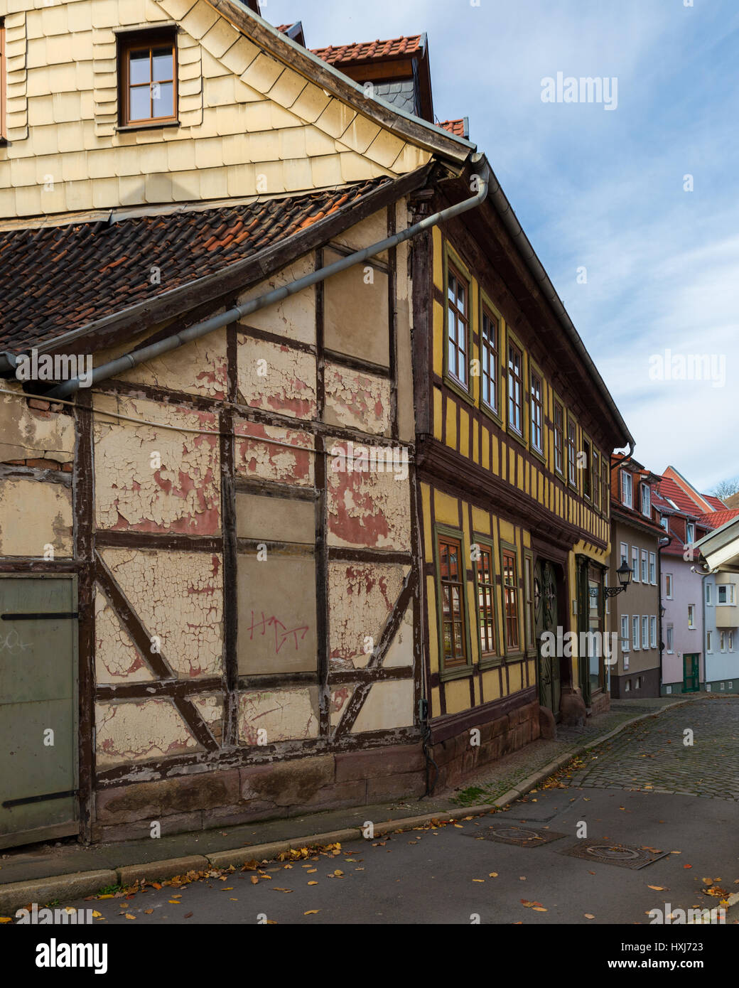 timber frame houses in germany Stock Photo Alamy