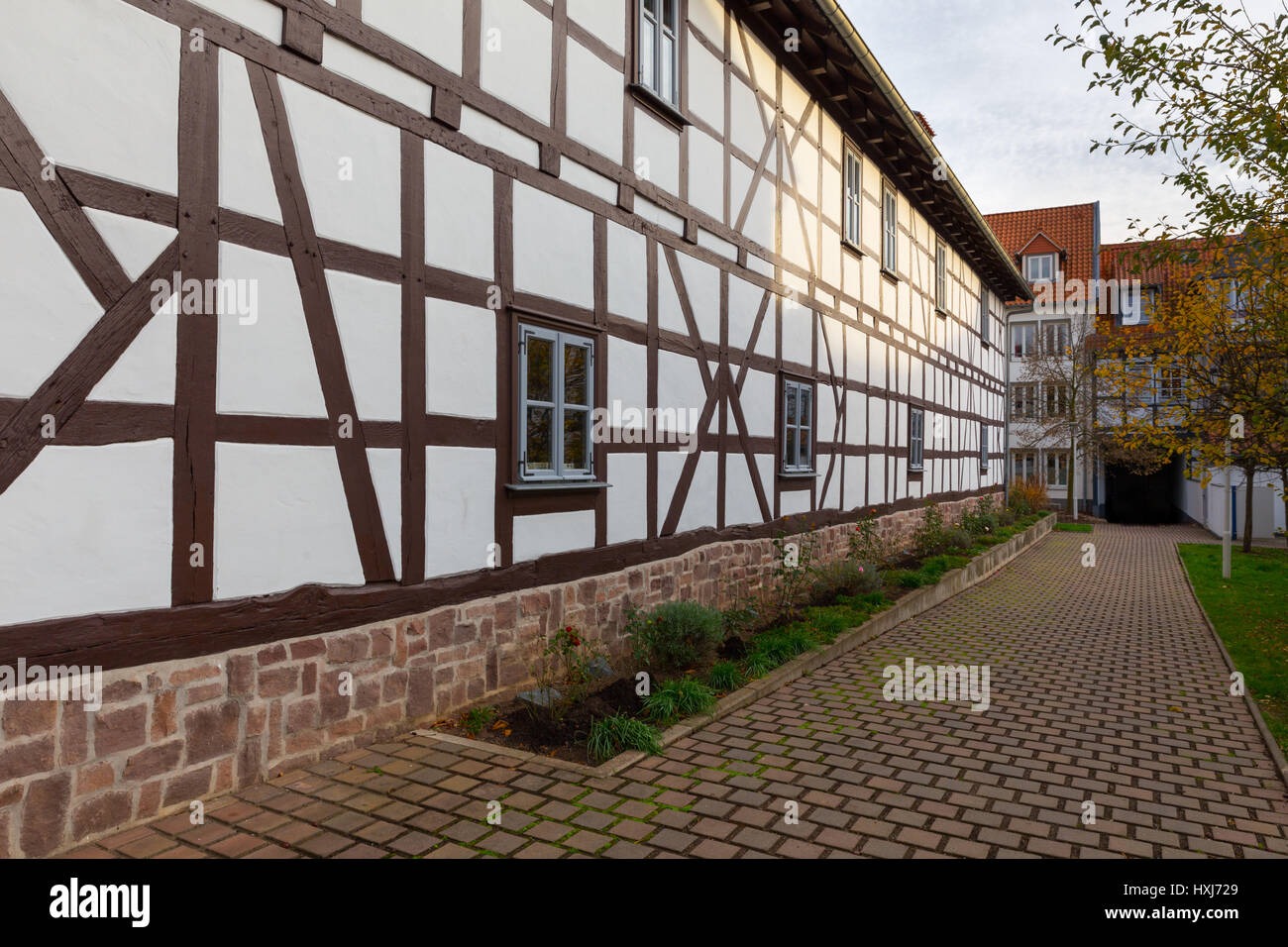 timber frame houses in germany Stock Photo Alamy