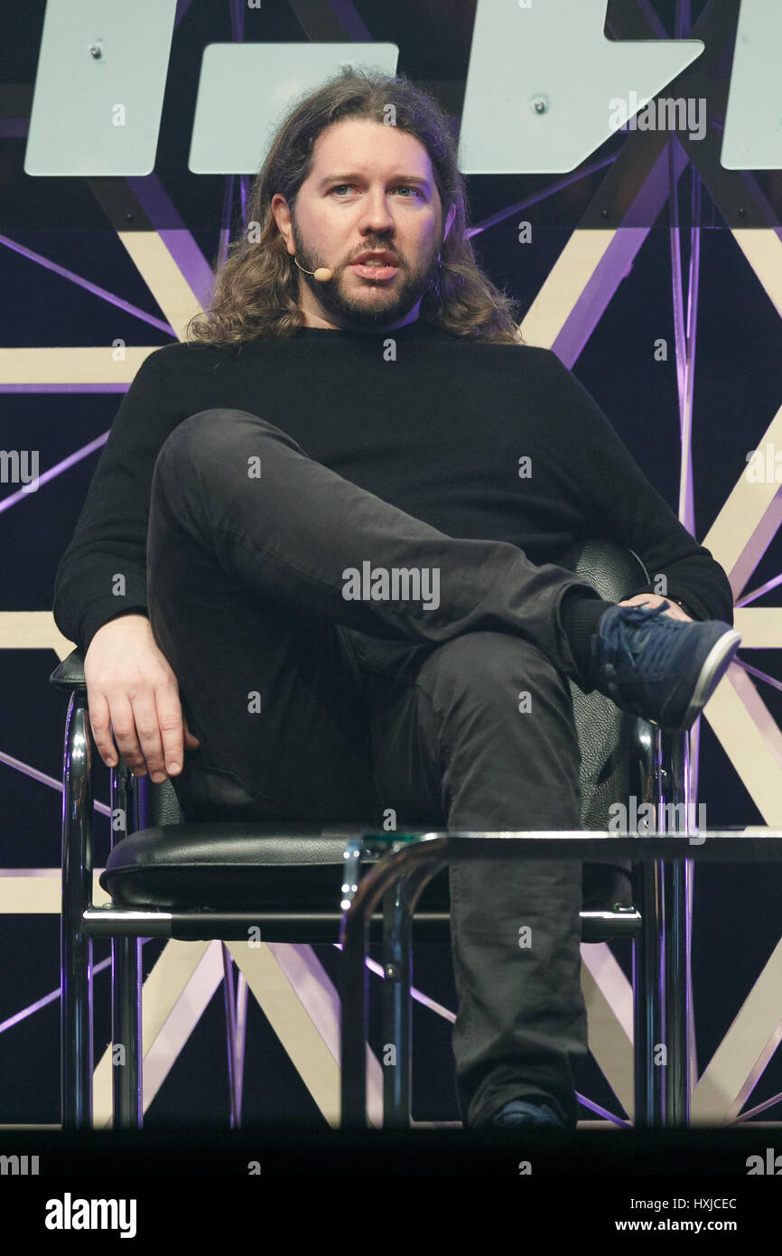 Tokyo, Japan. 29th Mar, 2017. Garrett Camp Founder of Expa and Uber