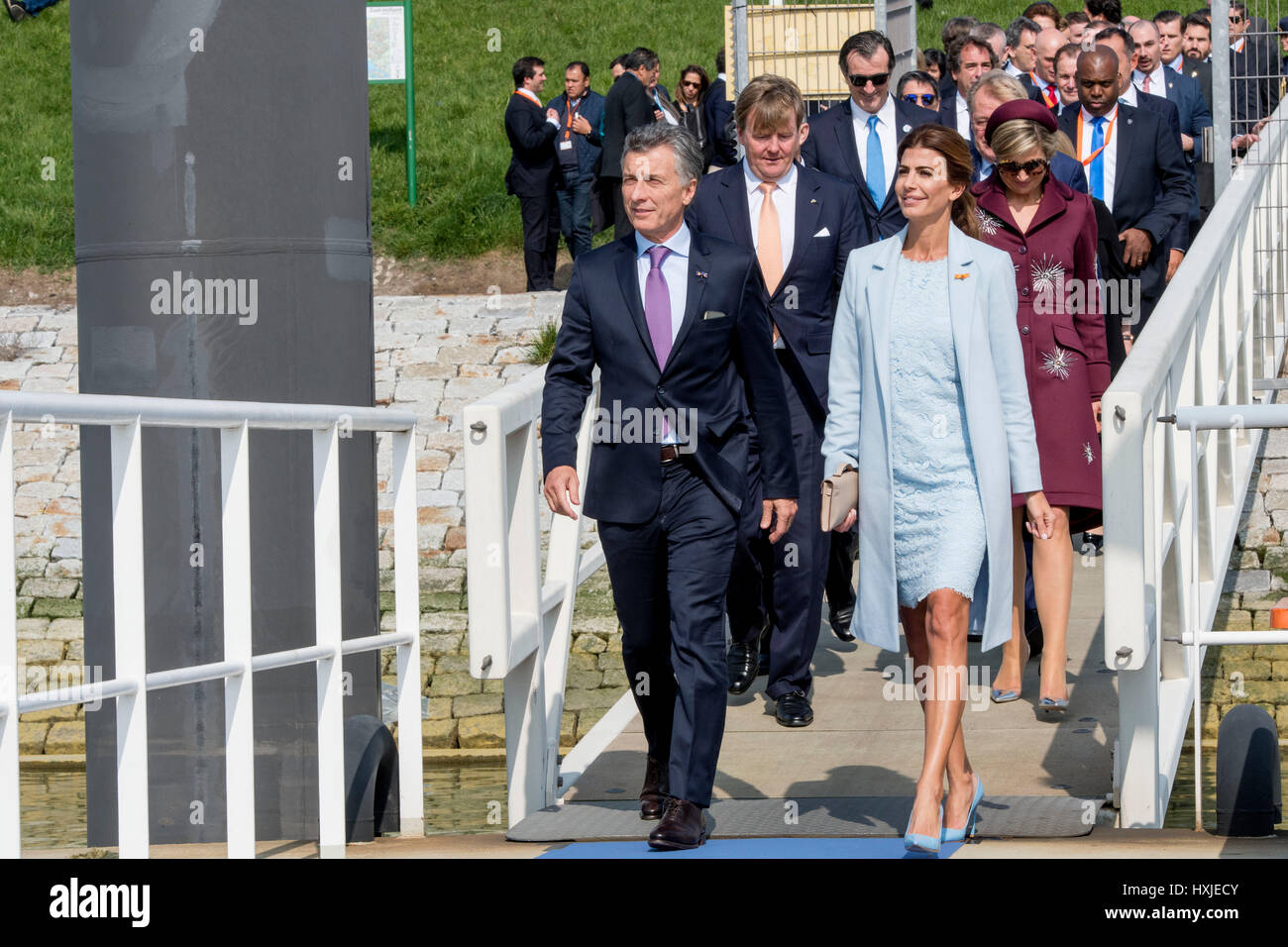 Rotterdam, The Netherlands. 28th Mar, 2017. King Willem-Alexander and ...