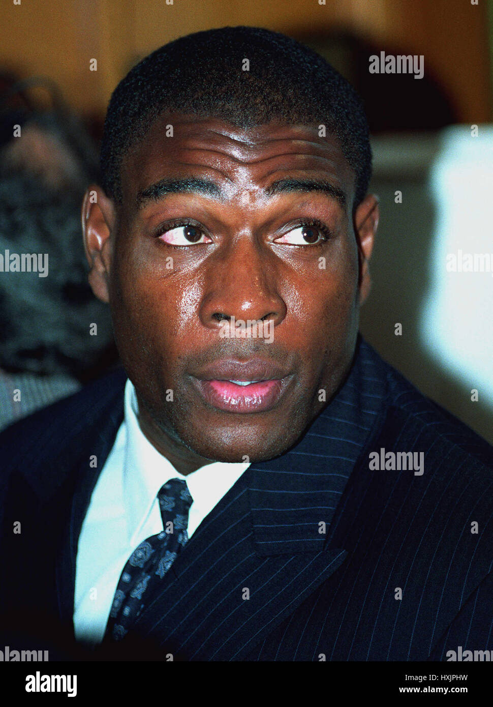 FRANK BRUNO BOXER 12 August 1991 Stock Photo