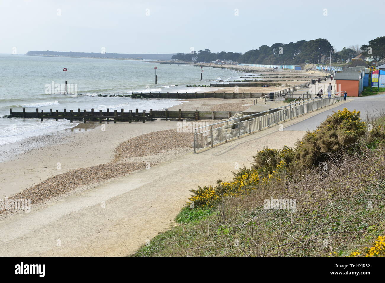 Avon beach at Christchurch, Hampshire Stock Photo Alamy