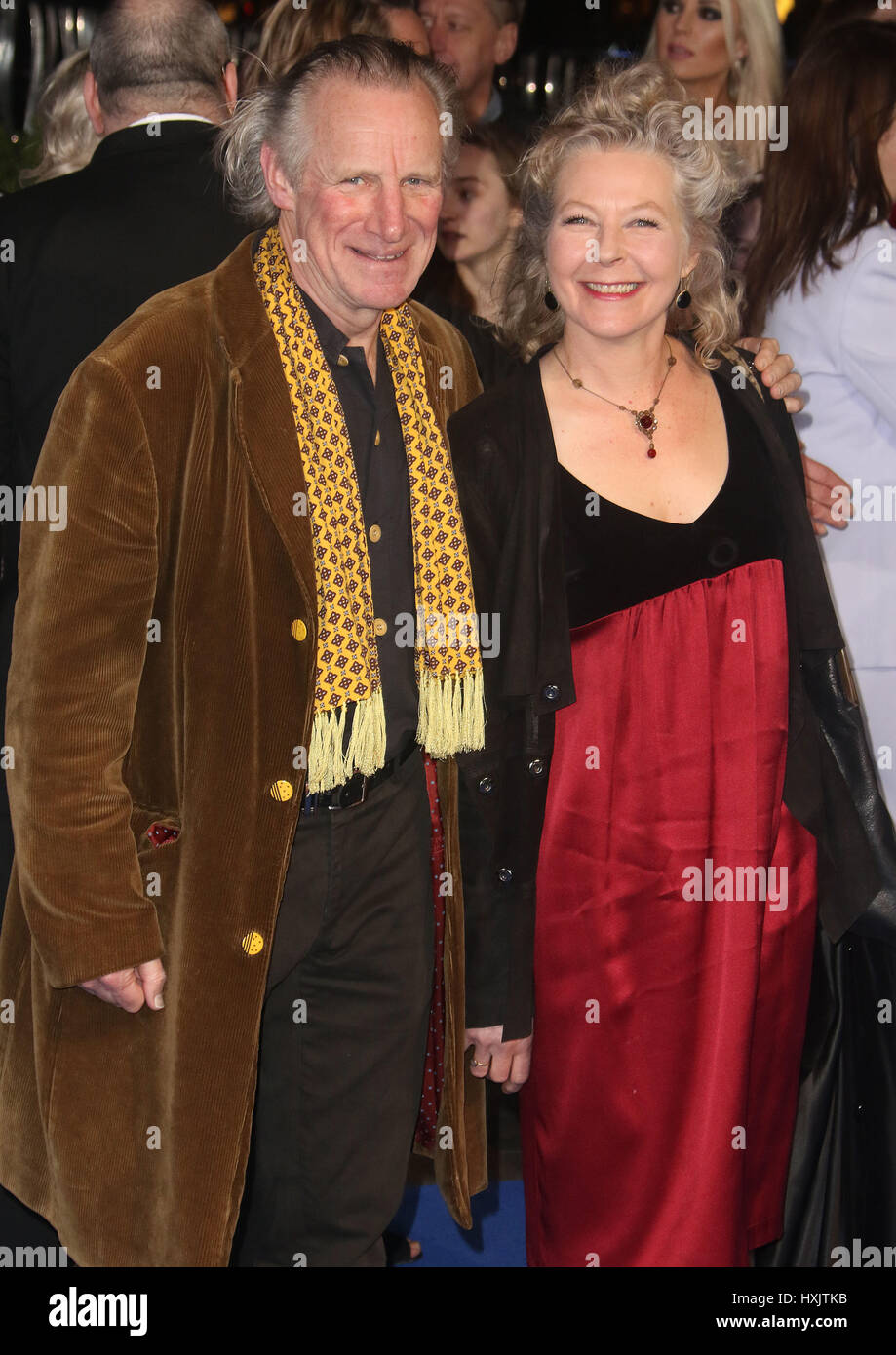 Mar 16, 2017 - Nicholas Farrell and Stella Gonet attending Another Mother's Son' World Premiere, Odeon Leicester Square in London, England, UK Stock Photo