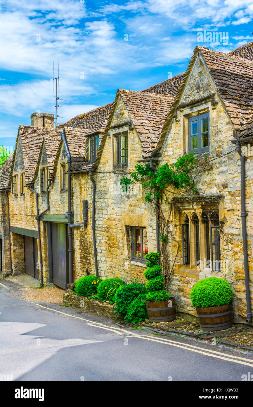 Old house in Burford, England Stock Photo