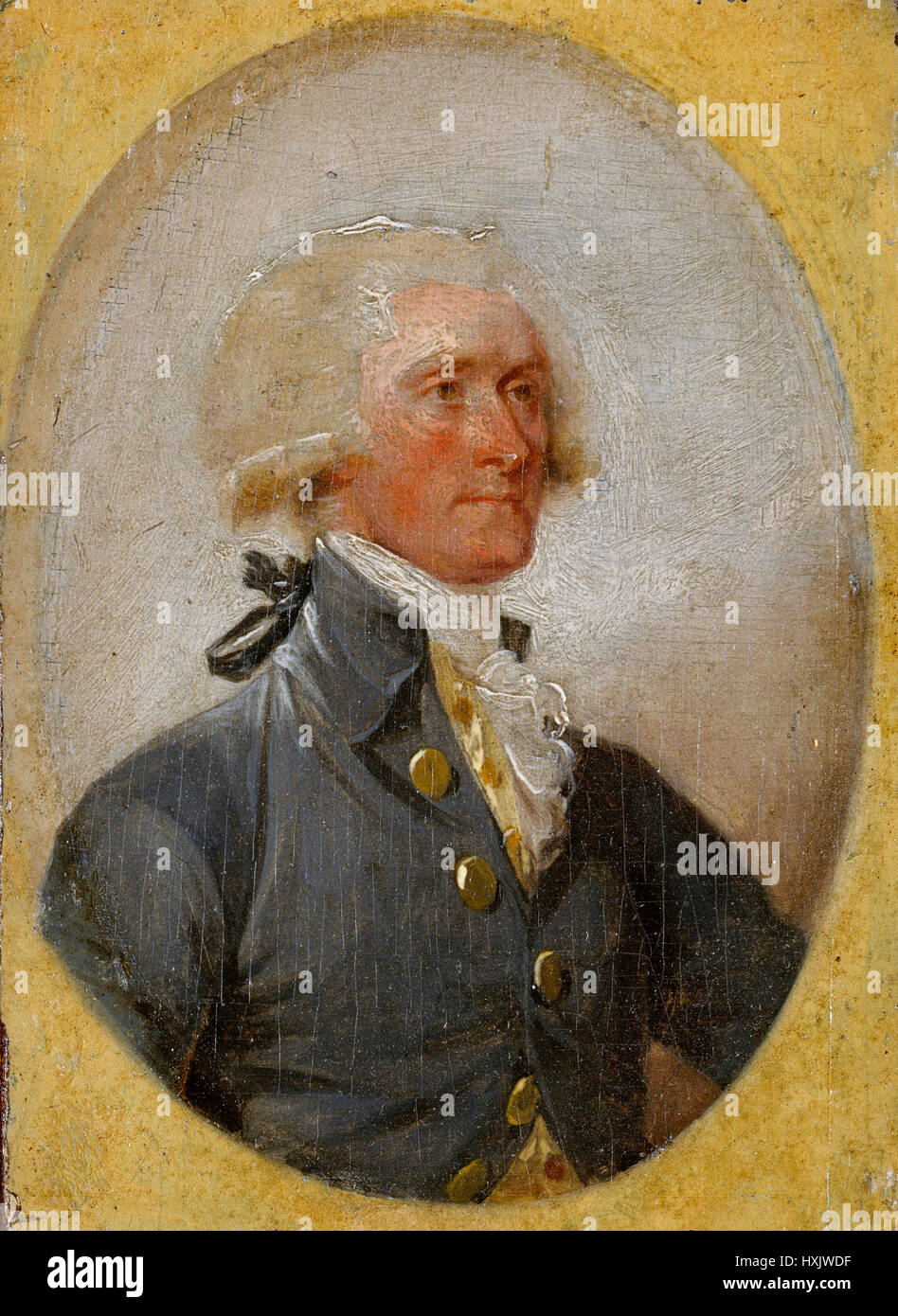 Portrait of Thomas Jefferson by John Trumbull Stock Photo