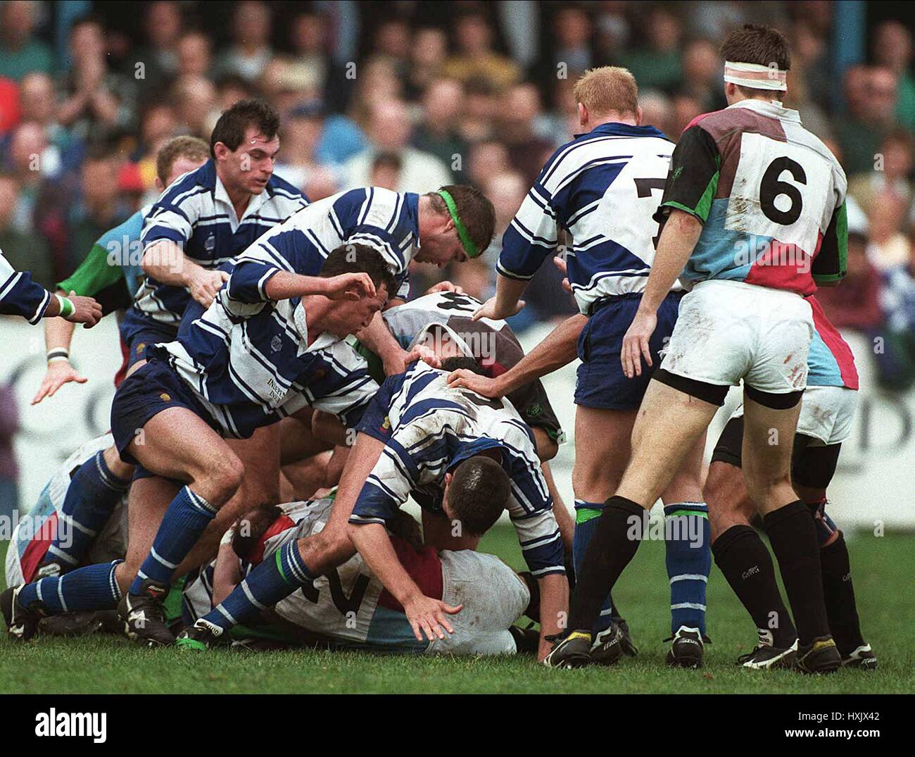 BRIAN MOORE SALE V HARLEQUINS 14 October 1995 Stock Photo Alamy
