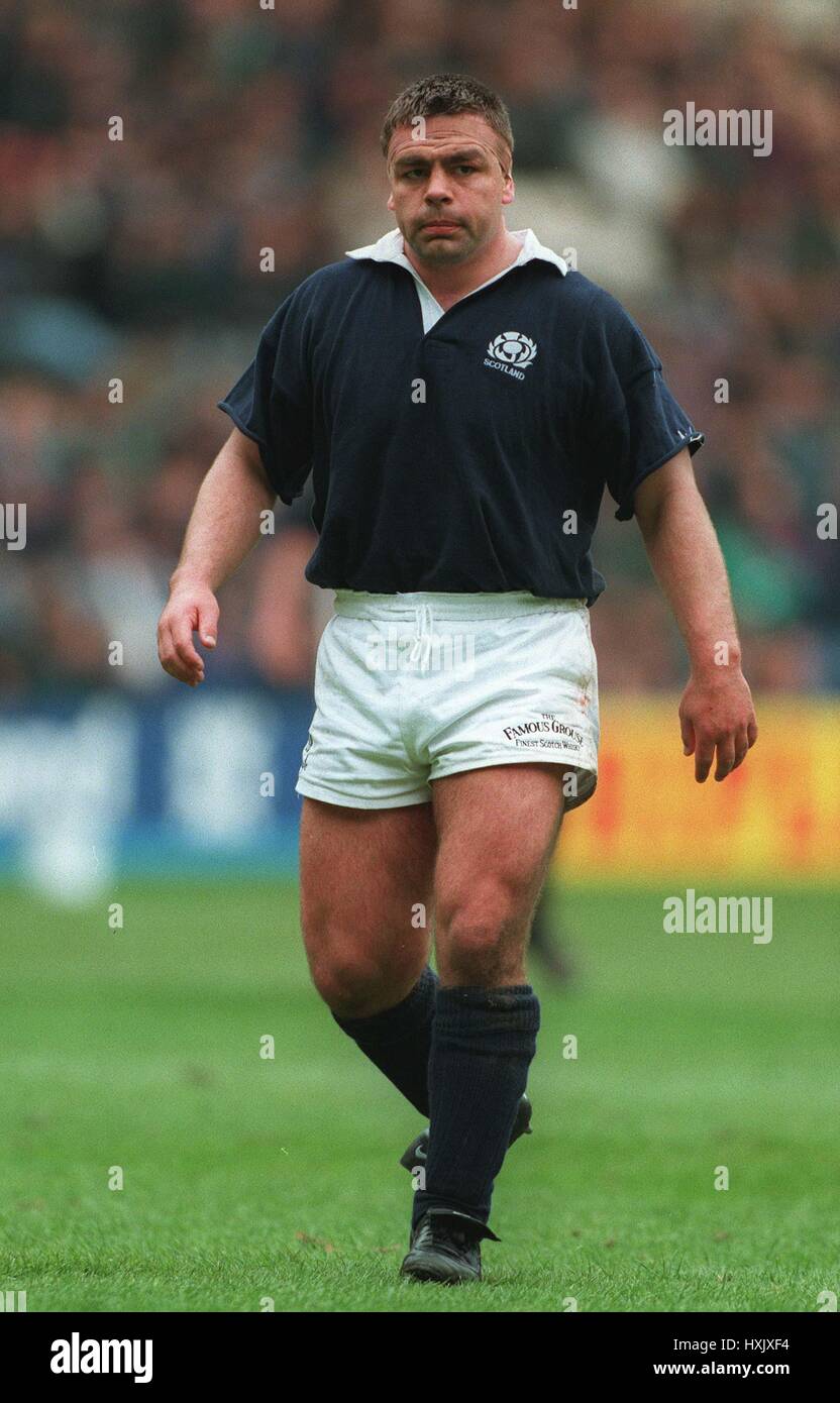 KEVIN MCKENZIE SCOTLAND & STIRLING COUNTY RU 24 April 1995 Stock Photo