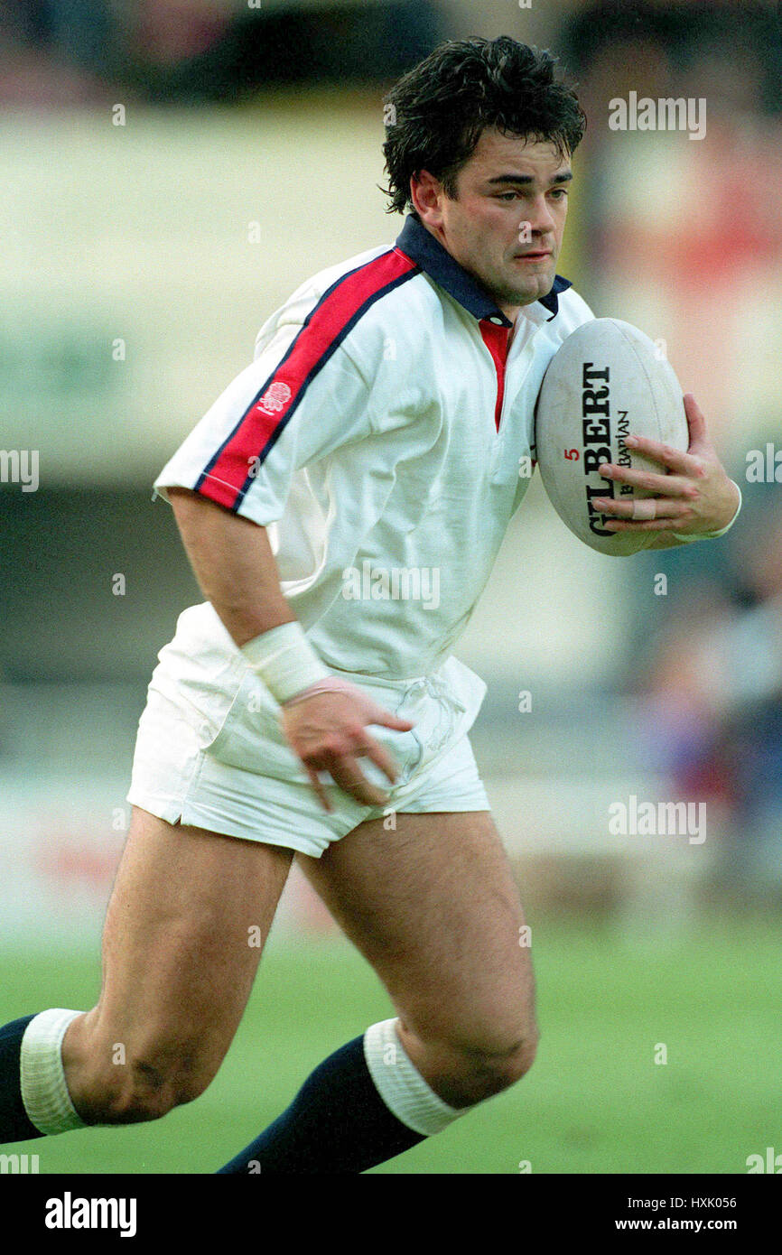 WILL CARLING ENGLAND & HARLEQUINS RU 19 October 1992 Stock Photo Alamy