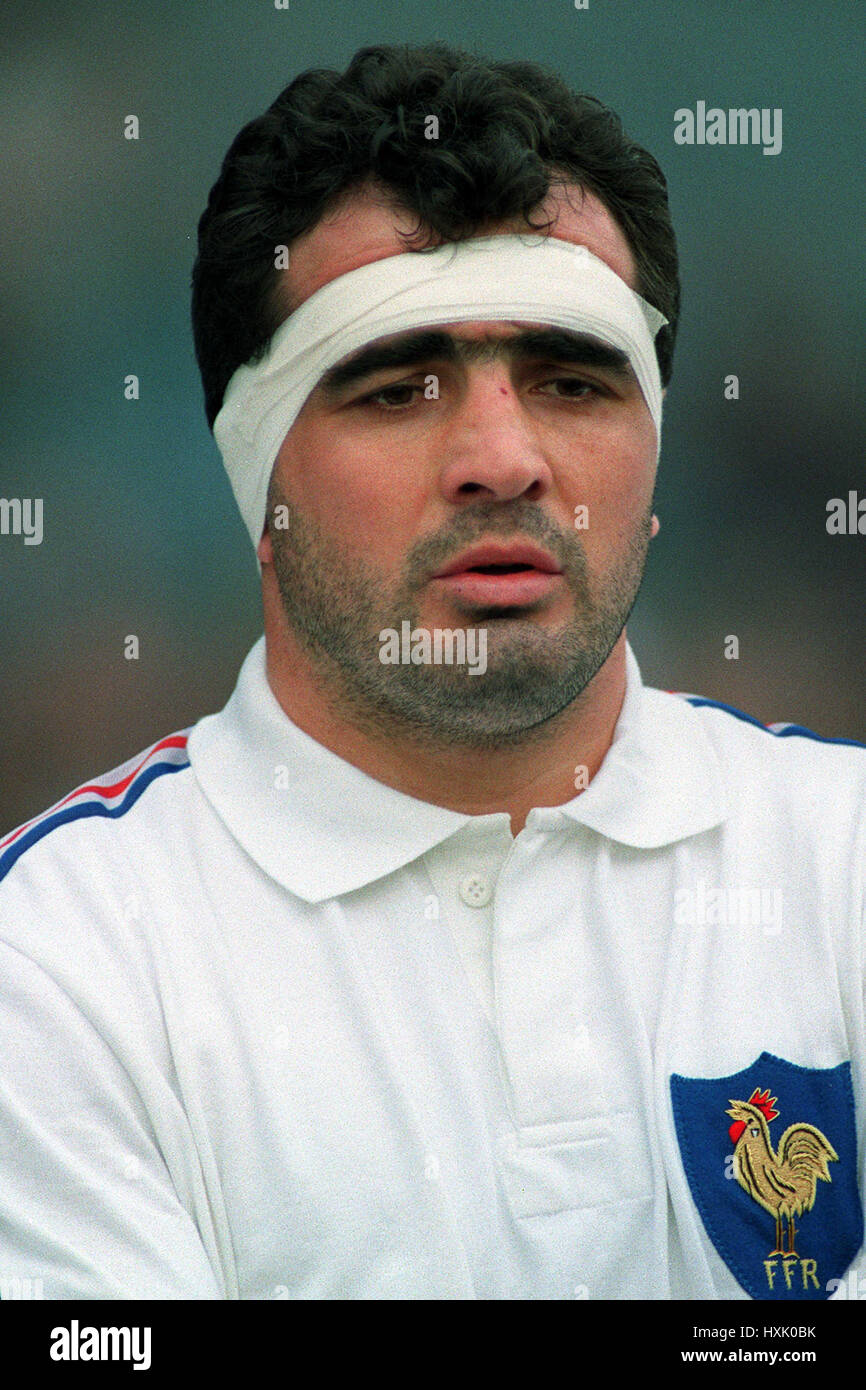 GREGOIRE LASCUBE FRANCE & AGEN RU 23 January 1992 Stock Photo