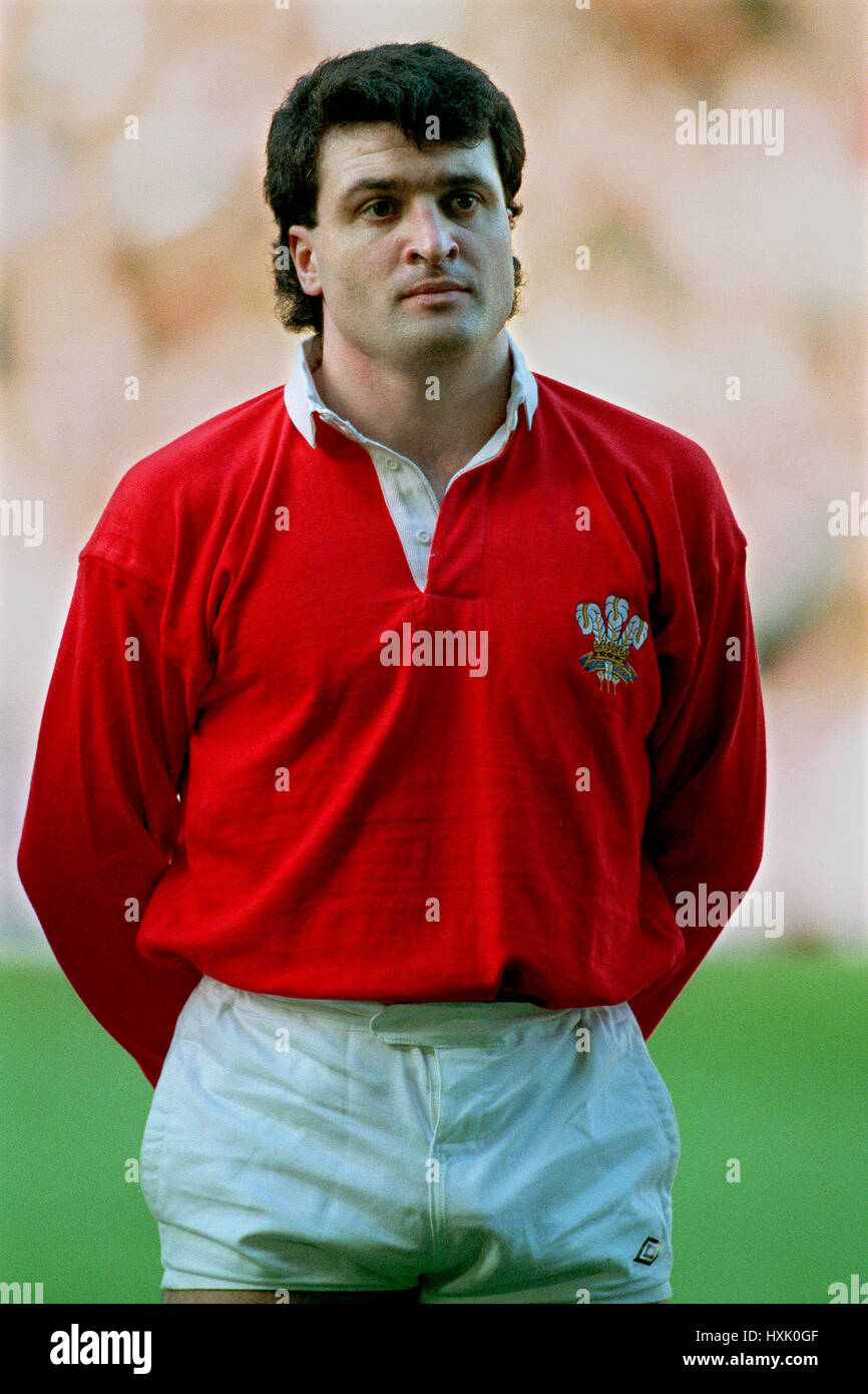 Mark Ring Rugby MARK RING WALES & CARDIFF RU 02 February 1991 Stock Photo - Alamy