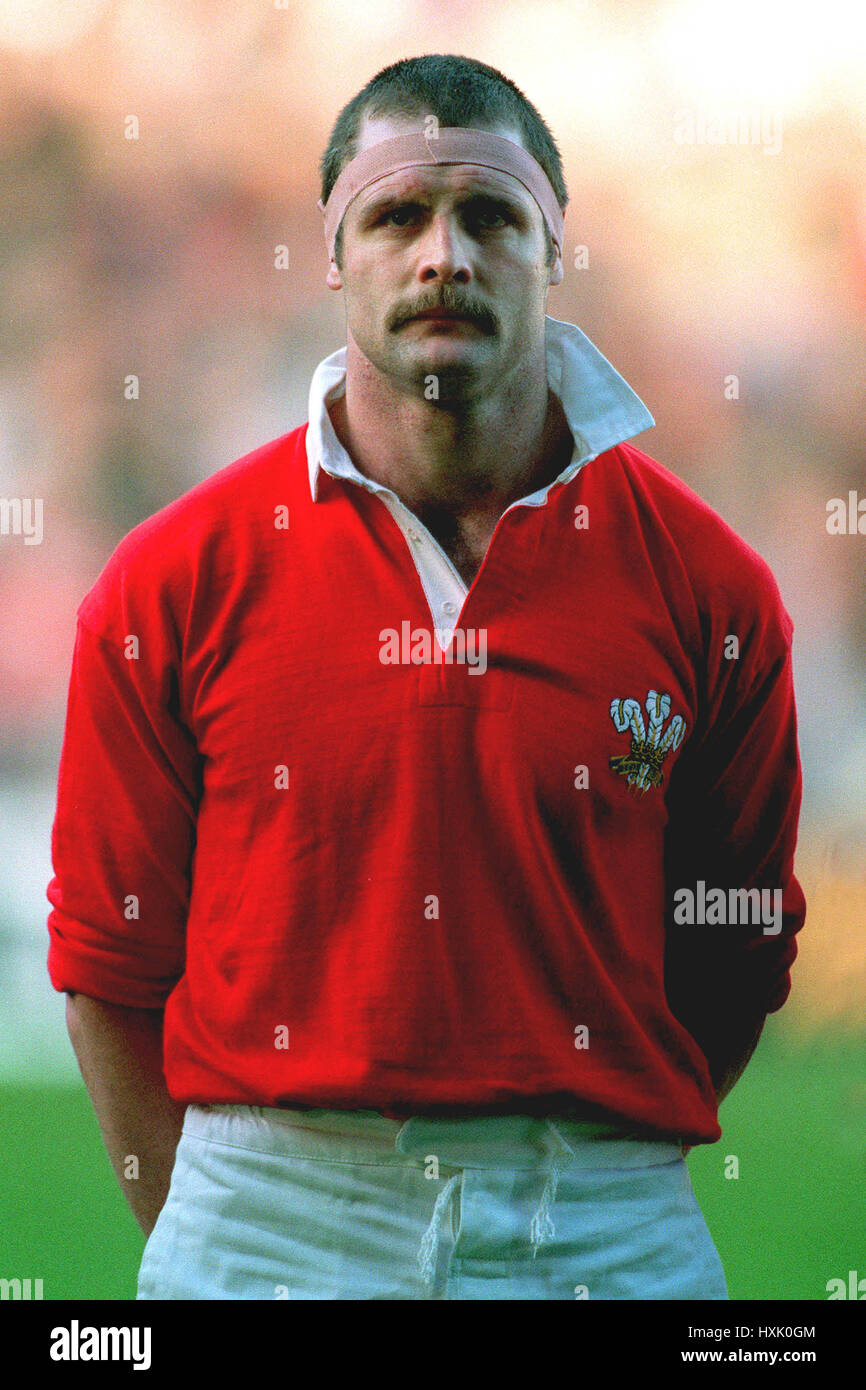 BRIAN WILLIAMS WALES & NEATH RU 24 January 1991 Stock Photo
